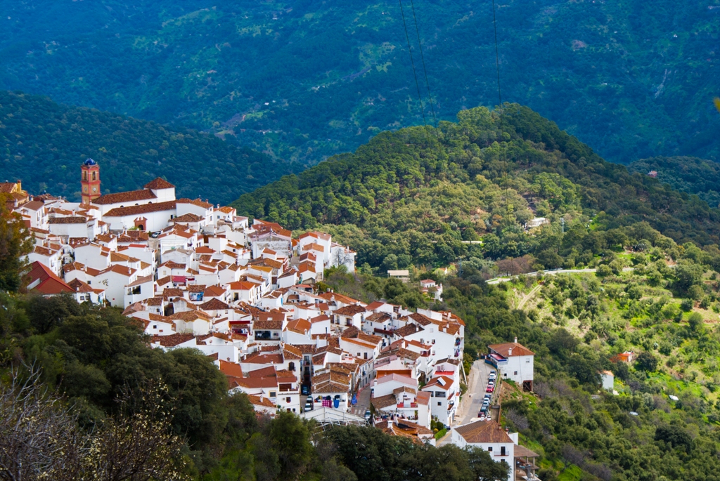 Vista de Algatocín, Málaga